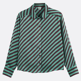 La Redoute Collections Camicetta Raso Rigata Maniche Lunghe  