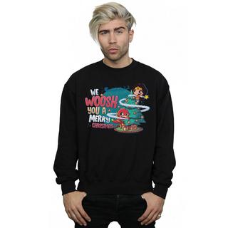 DC COMICS  Super Friends We WHOOSH You A Merry Christmas Sweatshirt 