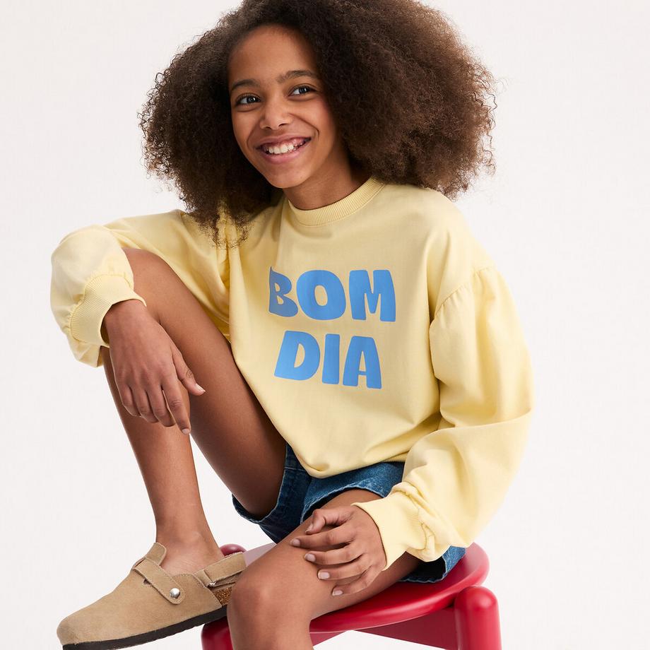 Sweatshirt mit Rundhalsausschnitt