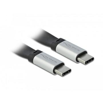 85926 USB Kabel 0,22 m USB 3.2 Gen 2 (3.1 Gen 2) USB C Schwarz, Silber