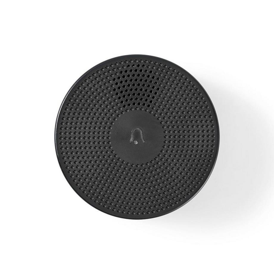Nedis  SmartLife Türklingel | Wi-Fi | Zubehör für: WIFICDP10GY | USB-Stromversorgung | 4 Töne | 5 V DC | Einstellbare Lautstärke | Schwarz 