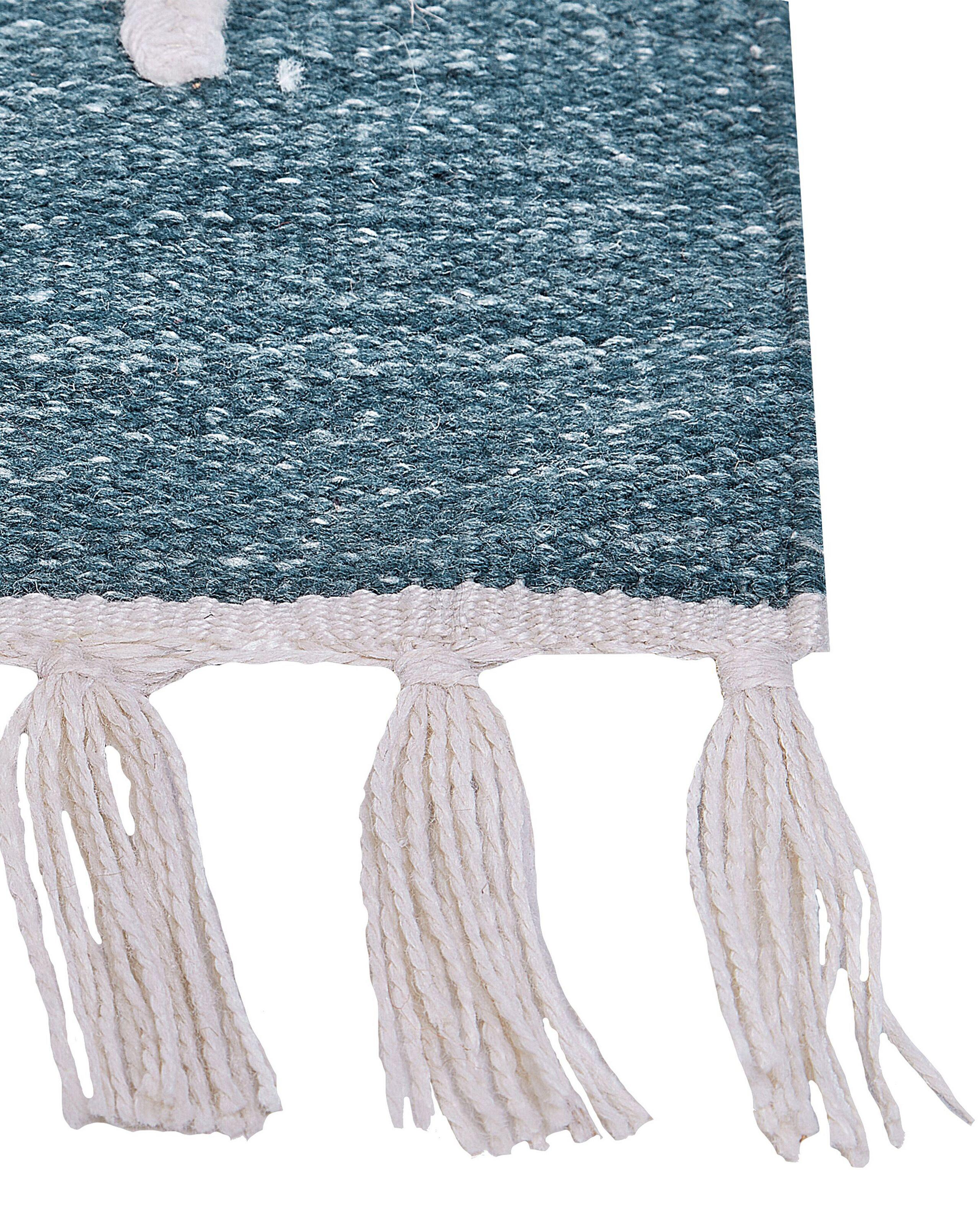 Beliani Tapis d'extérieur en Polyester Boho YAVU  