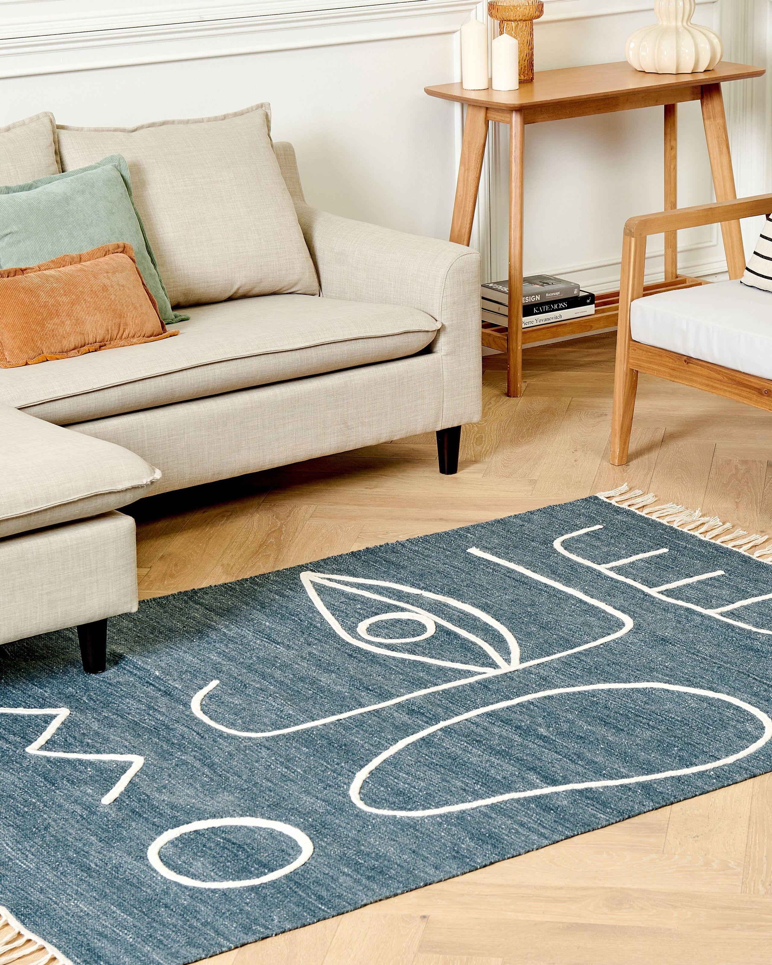 Beliani Tapis d'extérieur en Polyester Boho YAVU  