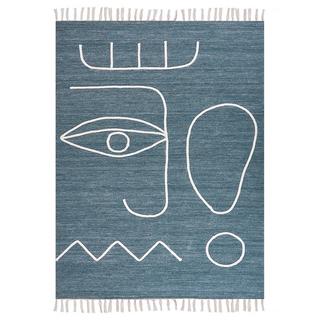 Beliani Tapis d'extérieur en Polyester Boho YAVU  