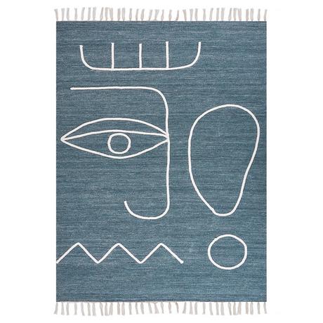 Beliani Tapis d'extérieur en Polyester Boho YAVU  