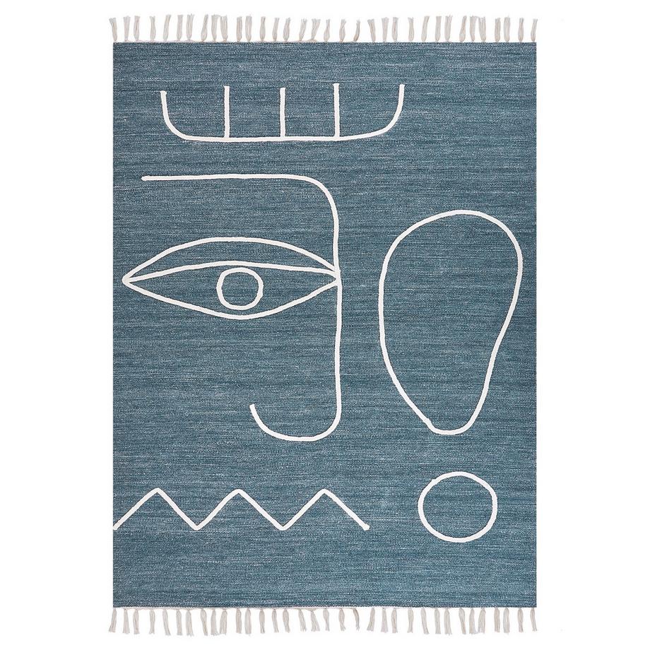 Beliani Tappeto per esterni en Poliestere Boho YAVU  