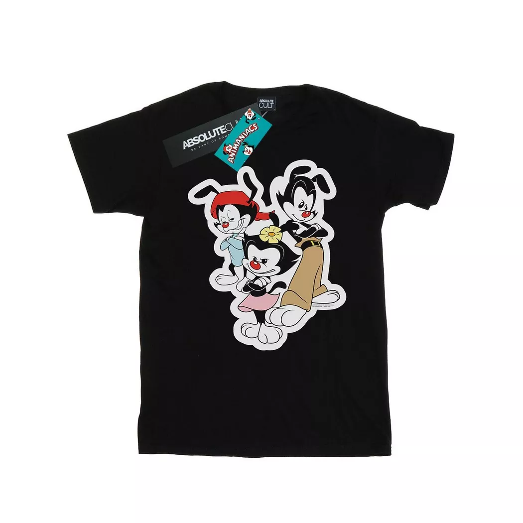 Animaniacs - TShirt, für Damen, Schwarz, Größe XL