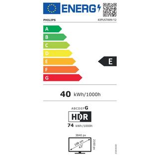 PHILIPS  TV 43PUS7009/12 43, 3840 x 2160 (Ultra HD 4K), LED-LCD 