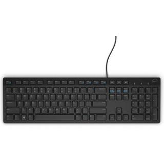 Dell  KB216 Tastatur USB QWERTY Italienisch Schwarz 