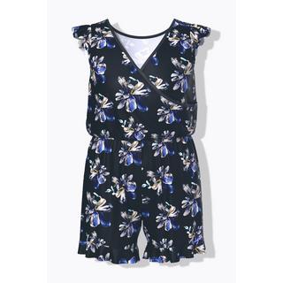 Ulla Popken Abito da bagno Shorts Fiori Coppe morbide Riciclato  