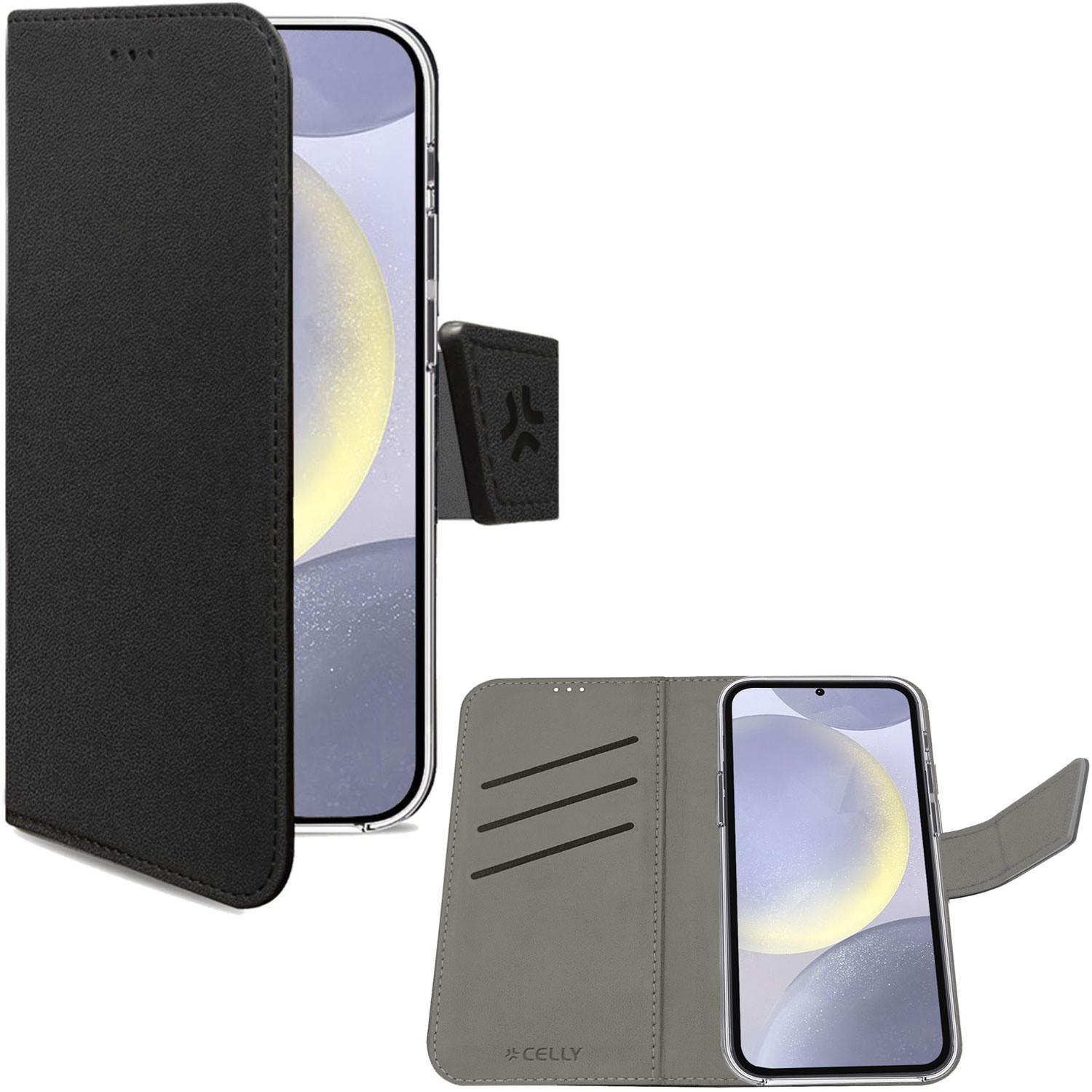 Celly  Wally Wallet Case Galaxy S24+ 5G Schwarz 