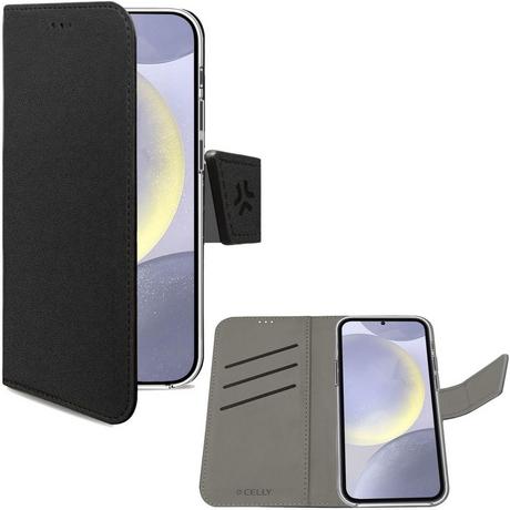 Celly  Wally Wallet Case Galaxy S24+ 5G Schwarz 