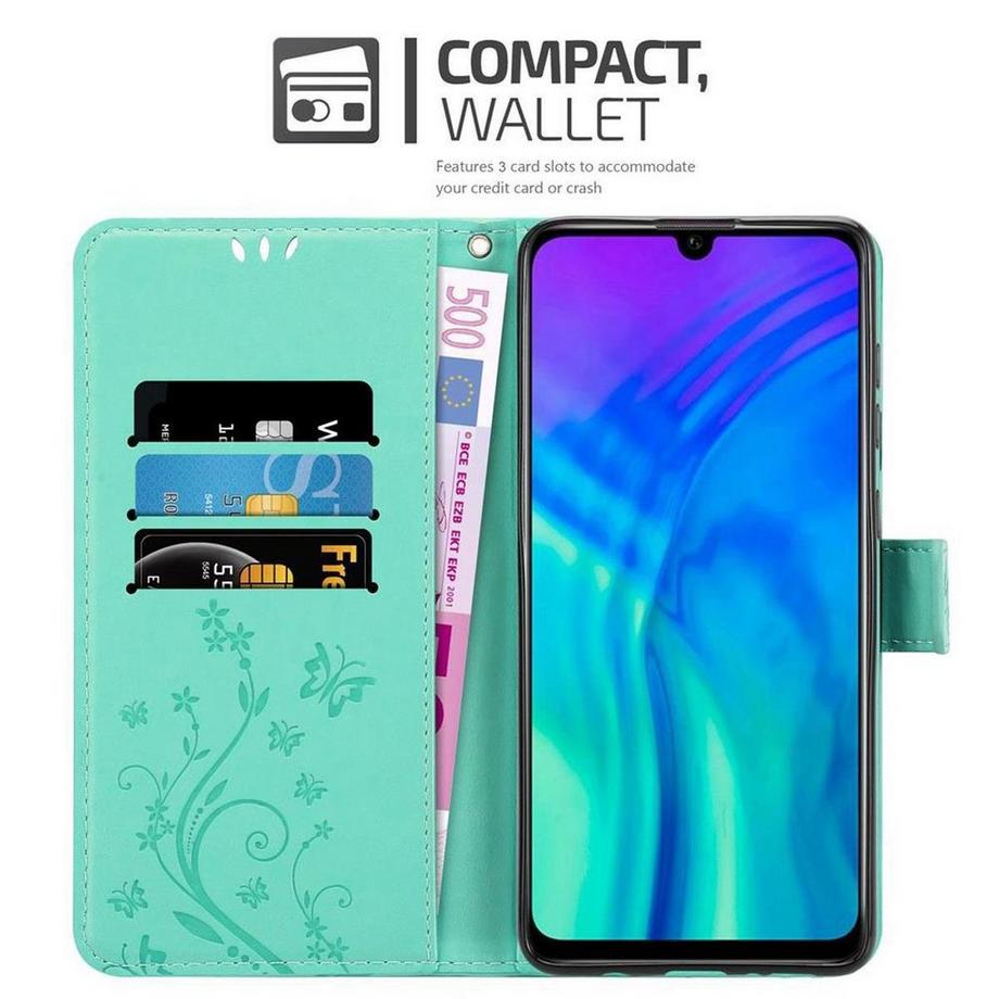 Cadorabo  Custodia per Honor 10i / 20i / 20 LITE / Huawei Enjoy 9S cover fiori design 
