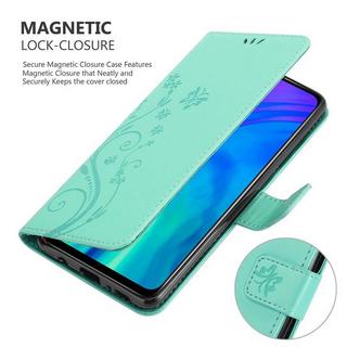 Cadorabo  Hülle für Honor 10i  20i  20 LITE  Huawei Enjoy 9S Blumen Design Magnetverschluss 