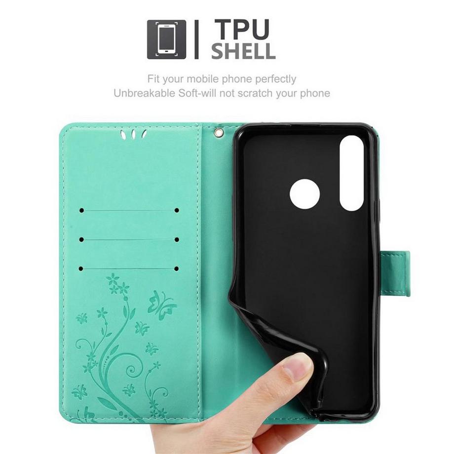 Cadorabo  Custodia per Honor 10i / 20i / 20 LITE / Huawei Enjoy 9S cover fiori design 