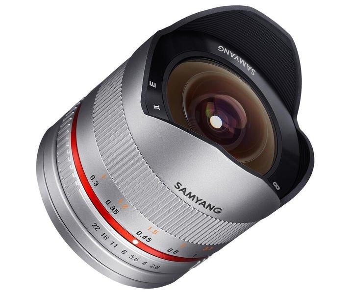 Samyang  Samyang 8 mm f / 2,8 Fish-Eye CS II Silver (Fuji X) 