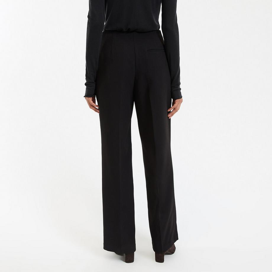 La Redoute Collections Pantalon droit taille haute  