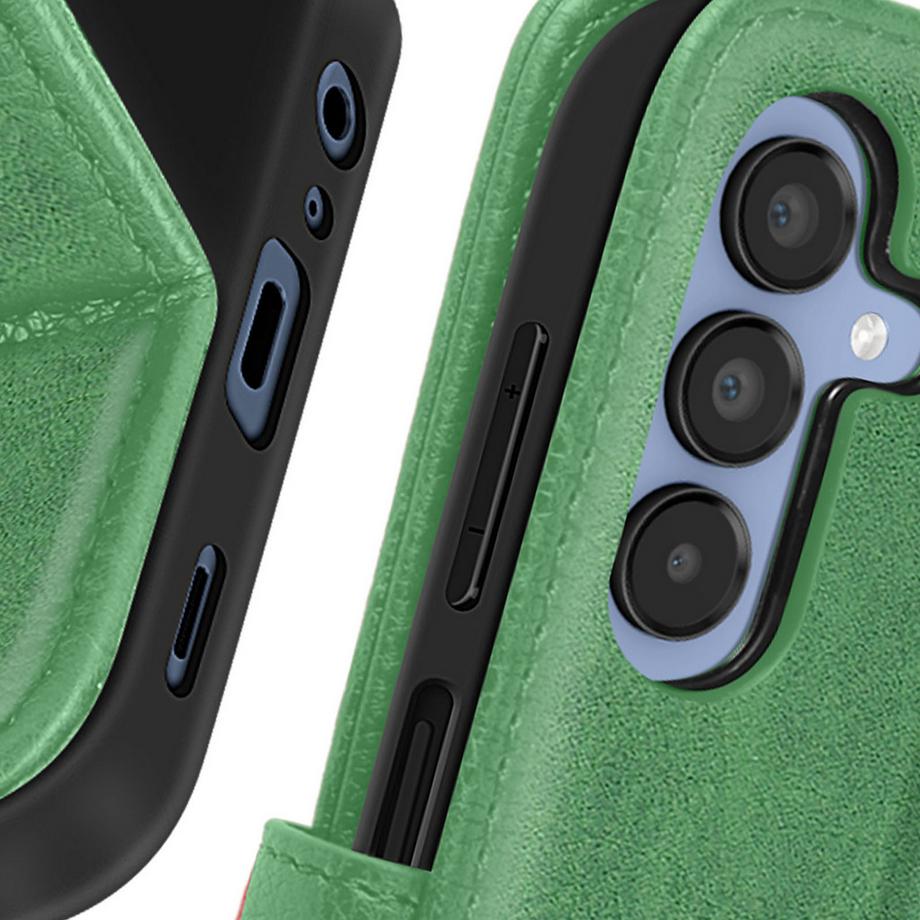 Avizar  Étui Portefeuille Samsung A15 Vert 