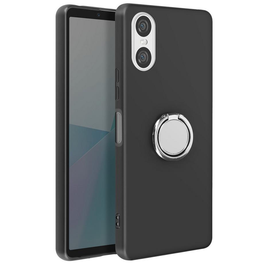 Avizar  Coque Bague Sony Xperia 10 VI Noir 