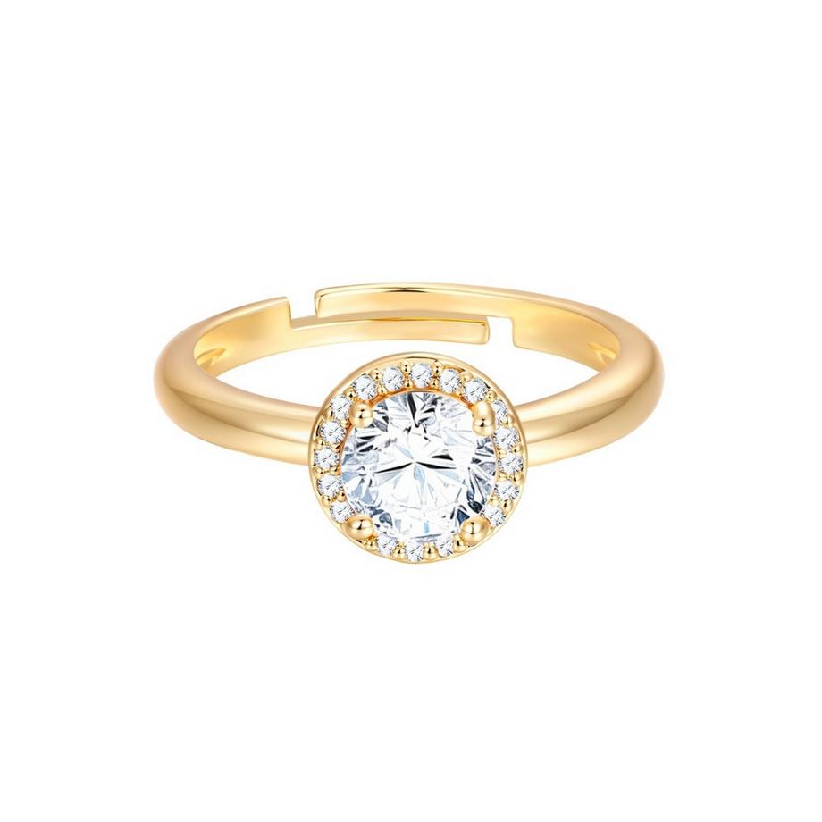 Lulu & Jane  Ring Messing Zirkonia 