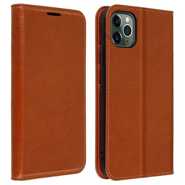 Avizar  Étui Cuir iPhone 11 Pro Max Camel 