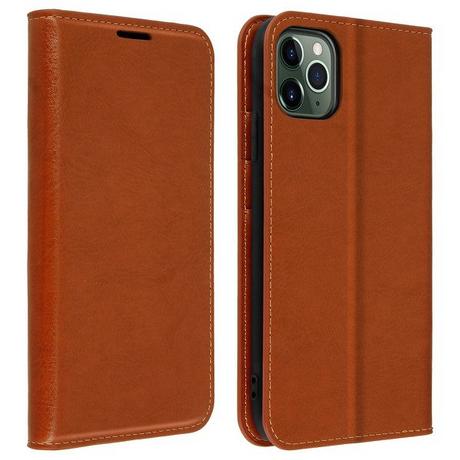 Avizar  Étui Cuir iPhone 11 Pro Max Camel 