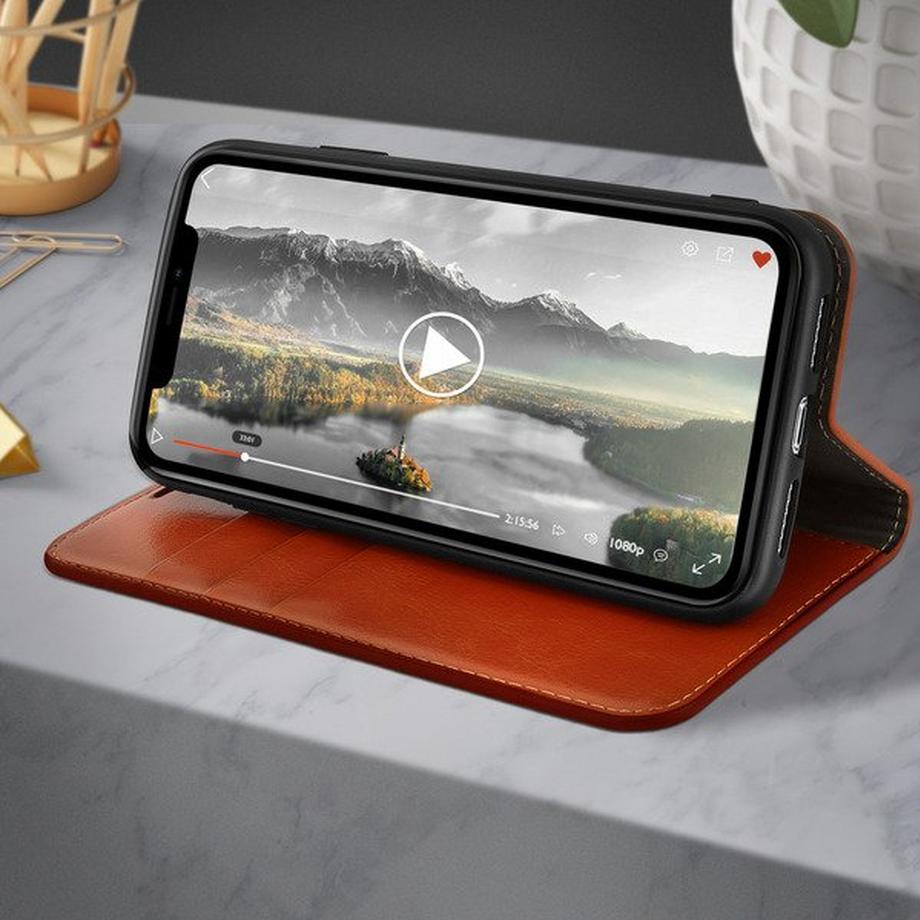 Avizar  Cover Echtleder Apple iPhone 11 Pro Max 