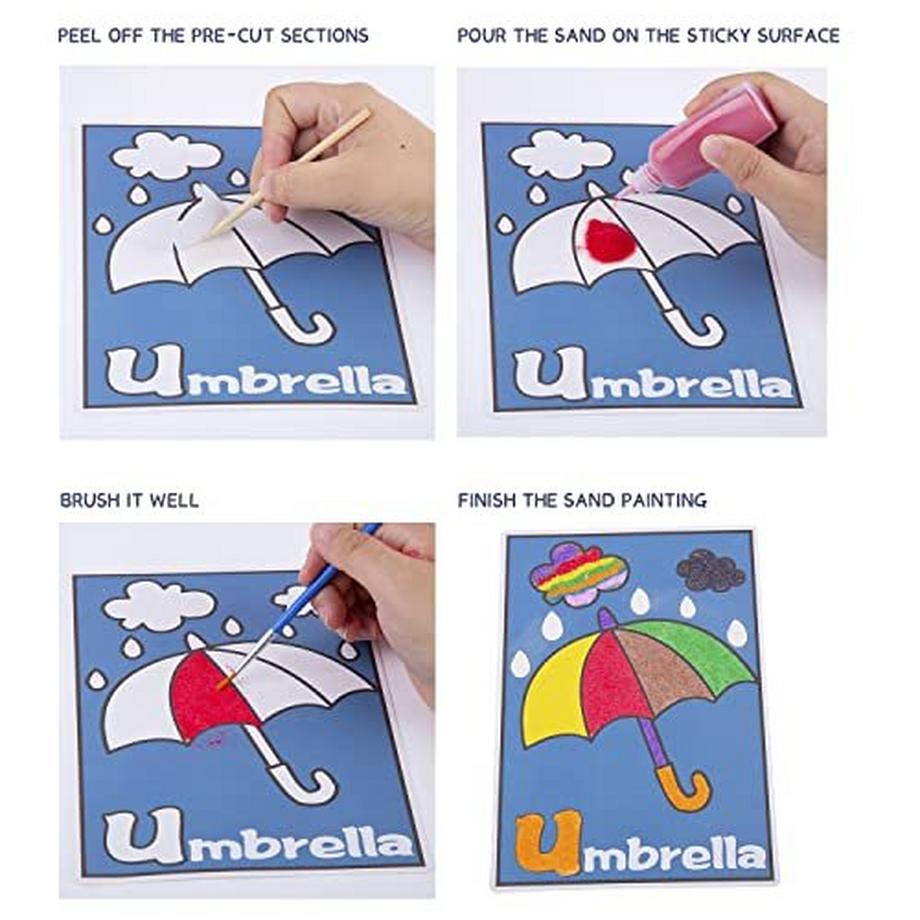 Activity-board  Ensemble de bricolage d'images de sable pour enfants 