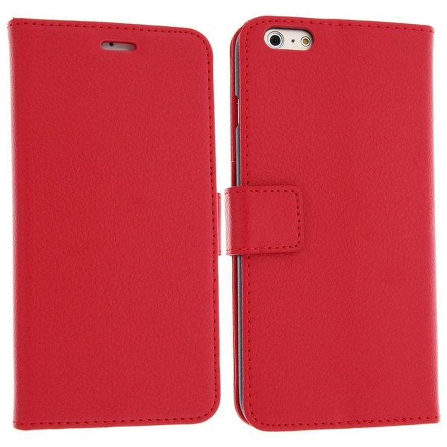 Avizar  Etui Portefeuille Rouge iPhone 6/6s Plus 
