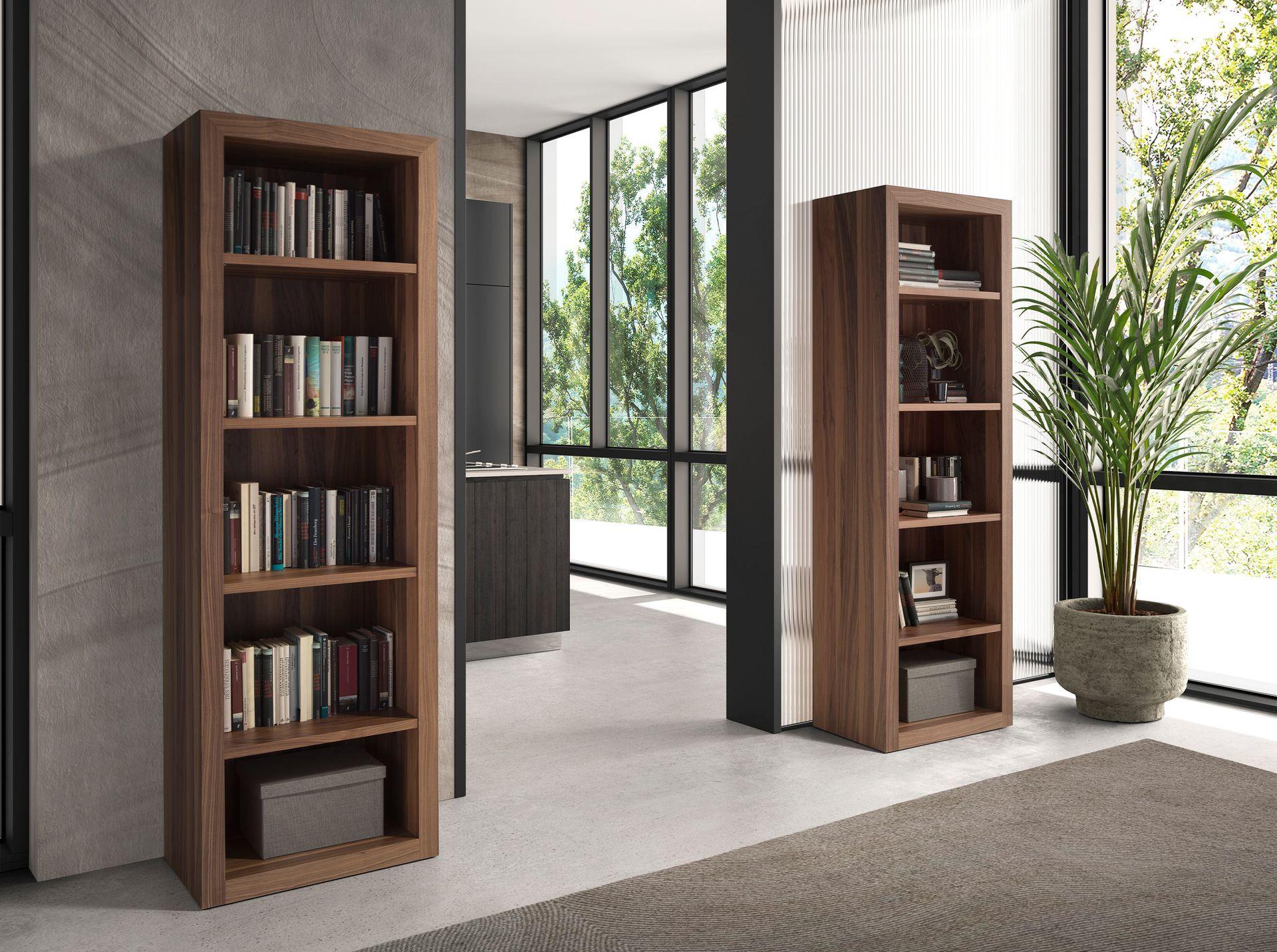 ANGEL CERDA Holzregal aus Nussbaum  