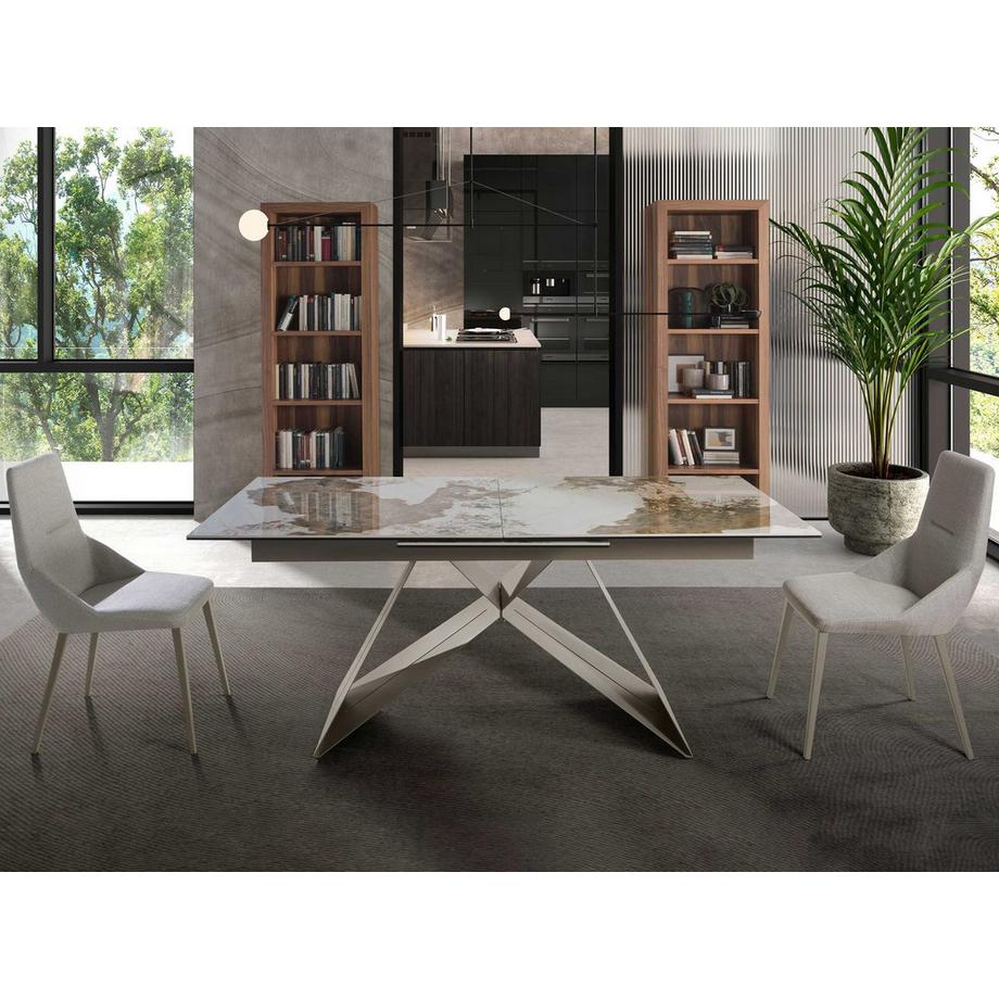 ANGEL CERDA Scaffale in legno di noce  