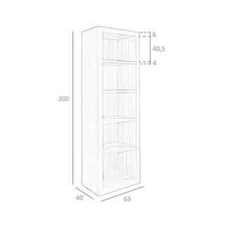 ANGEL CERDA Holzregal aus Nussbaum  