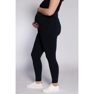 Ulla Popken  Leggings Bellieva in cotone biologico GOTS con taglio aderente e alta fascia elastica 