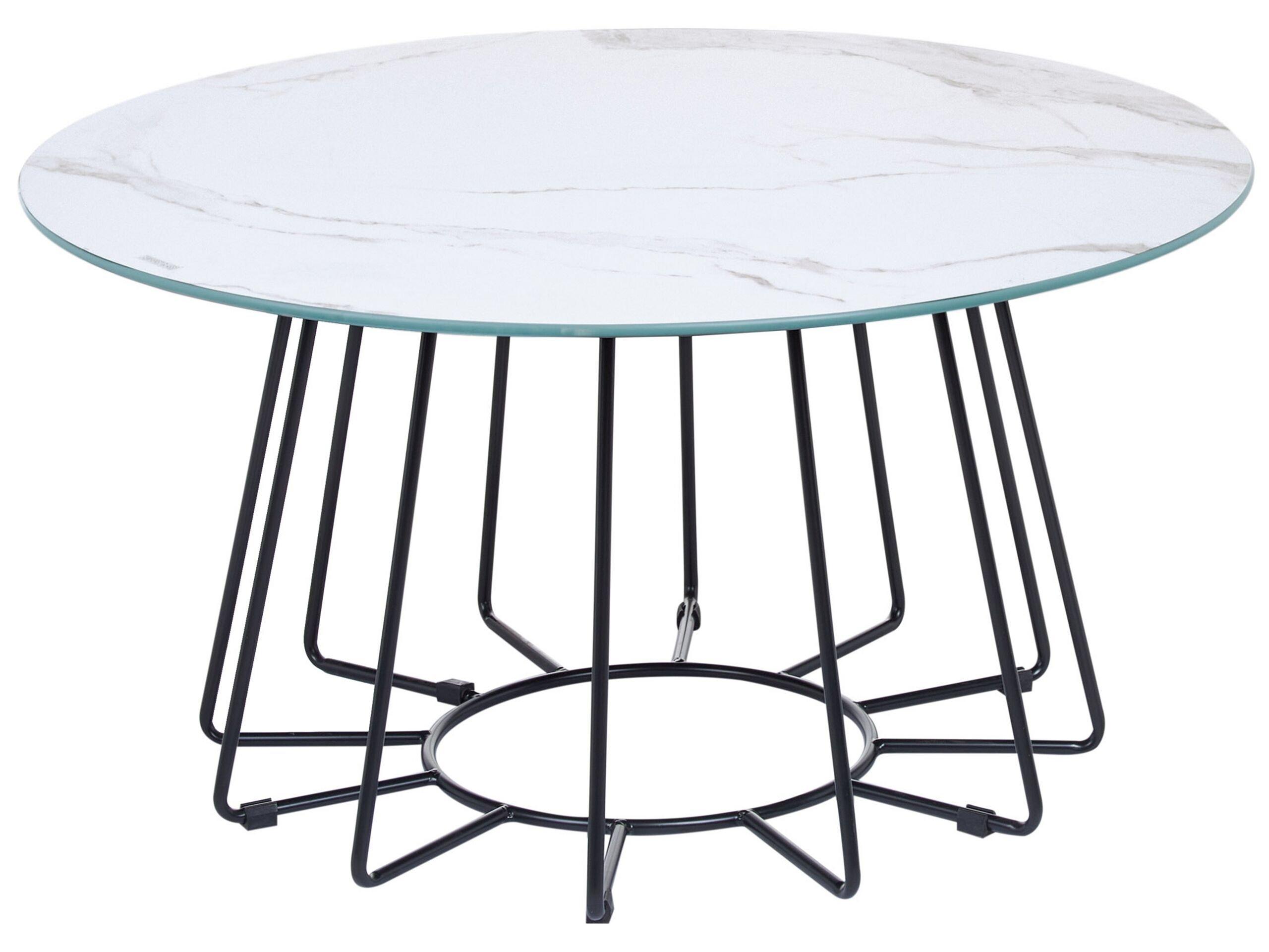 Beliani Table basse en Verre de sécurité Moderne BERNIE  