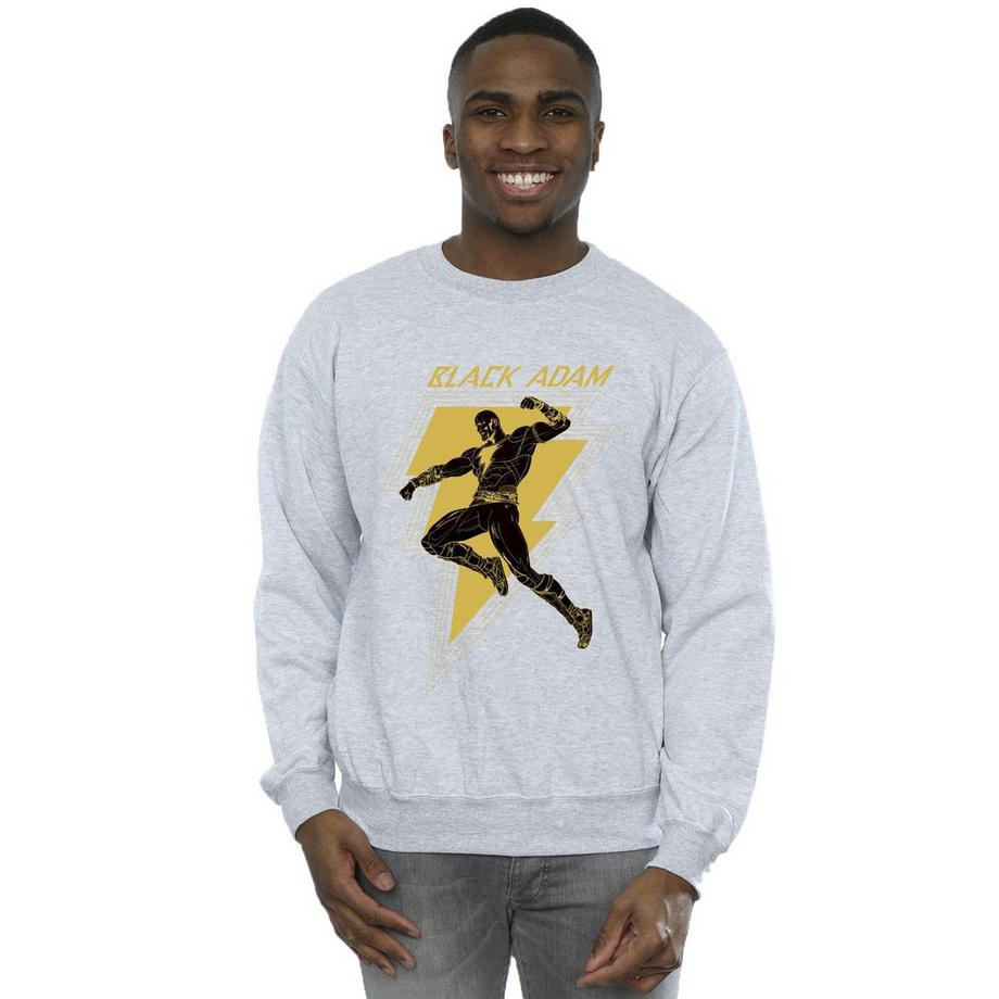 DC COMICS Black Adam Felpa Stampa Grafica  