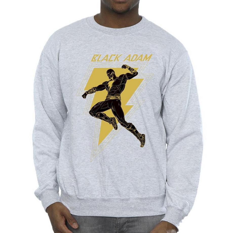 DC COMICS Black Adam Felpa Stampa Grafica  