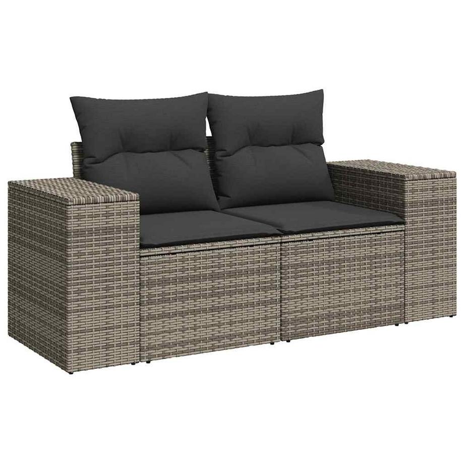 VidaXL set di divani da giardino Polirattan  