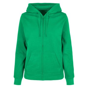 Basic Hoodie mit durchgehendem Reißverschluss