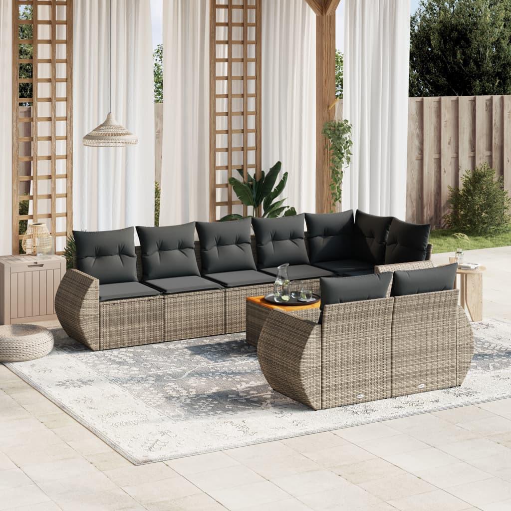 VidaXL Garten sofagarnitur poly-rattan  