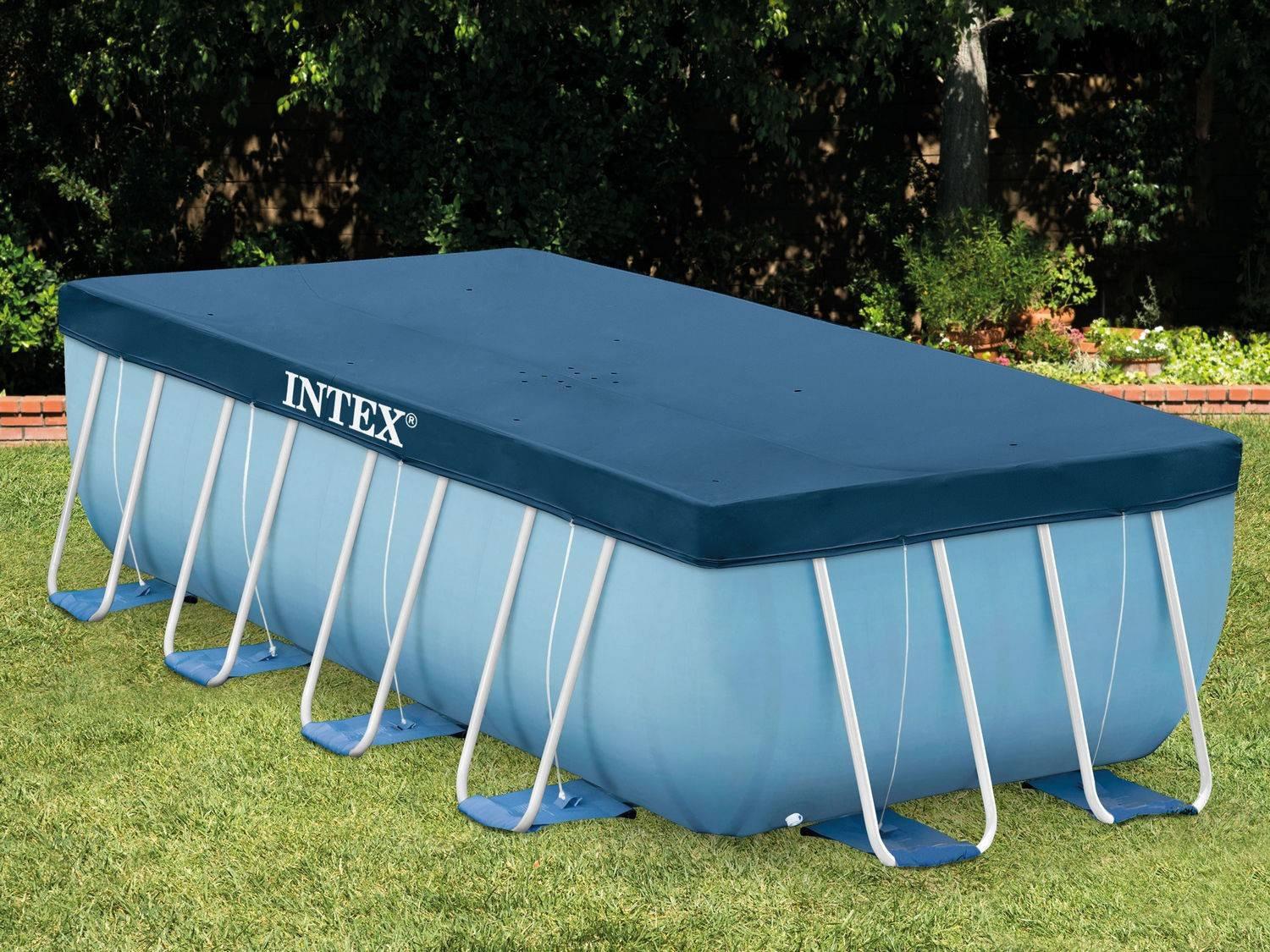 B2X  Abdeckung für Rahmenpool 400 x 200 cm INTEX 28037 