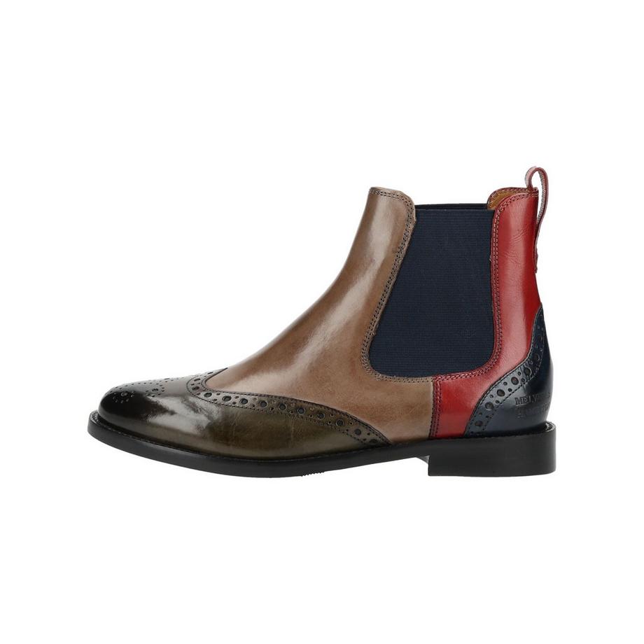 Melvin & Hamilton Stivaletto Chelsea con dettaglio brogue  
