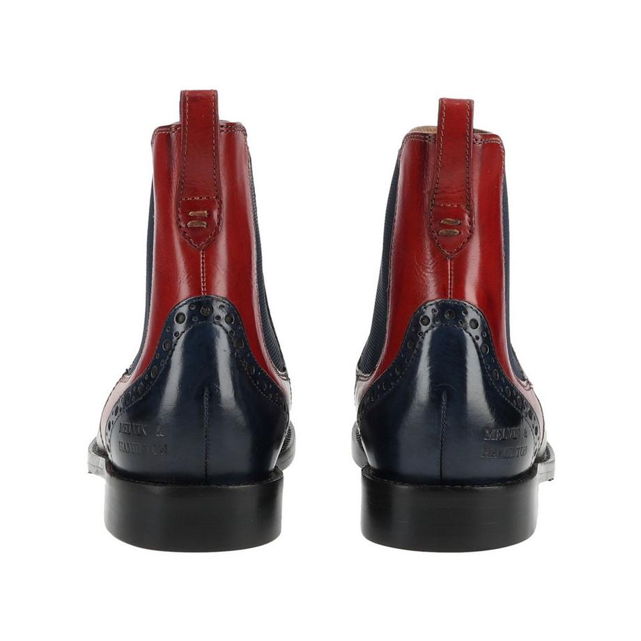 Melvin & Hamilton Stivaletto Chelsea con dettaglio brogue  