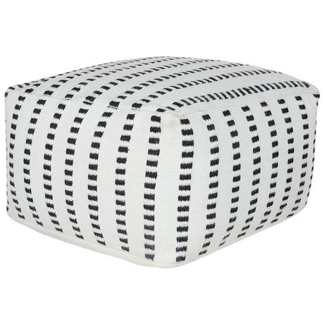 Beliani Pouf aus Stoff Boho GAJAN  
