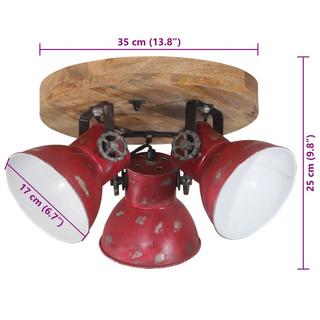 VidaXL lampada a soffitto Ferro  