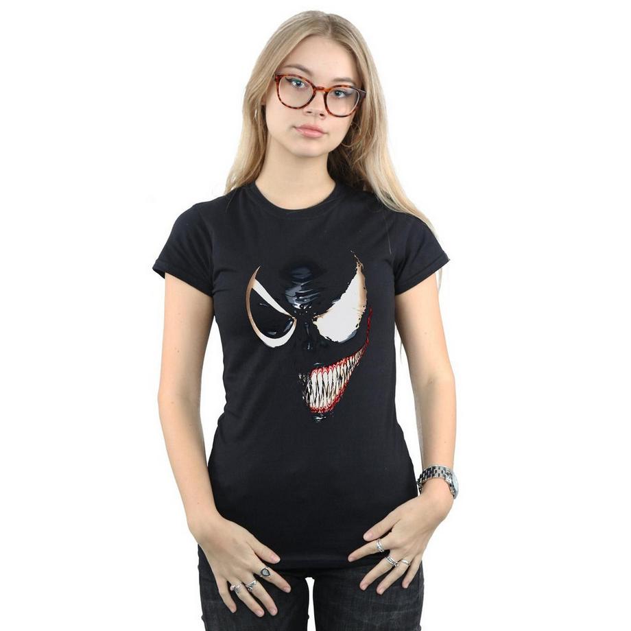 MARVEL Venom Face T-Shirt Stampa Grafica  