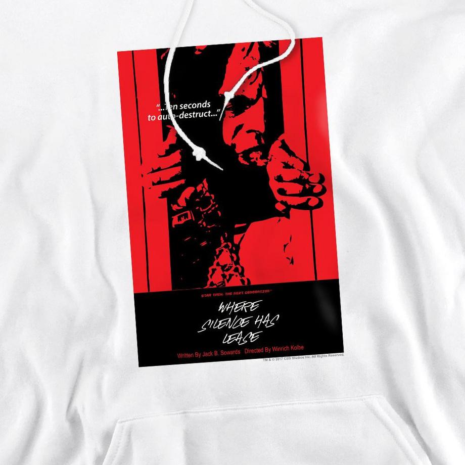 Star Trek The Next Generation Season 2 Episode 2 Felpa con Cappuccio  