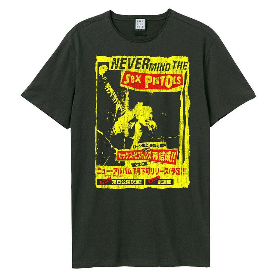 Amplified Never Mind The Sex Pistols T-Shirt con Stampa Grafica  
