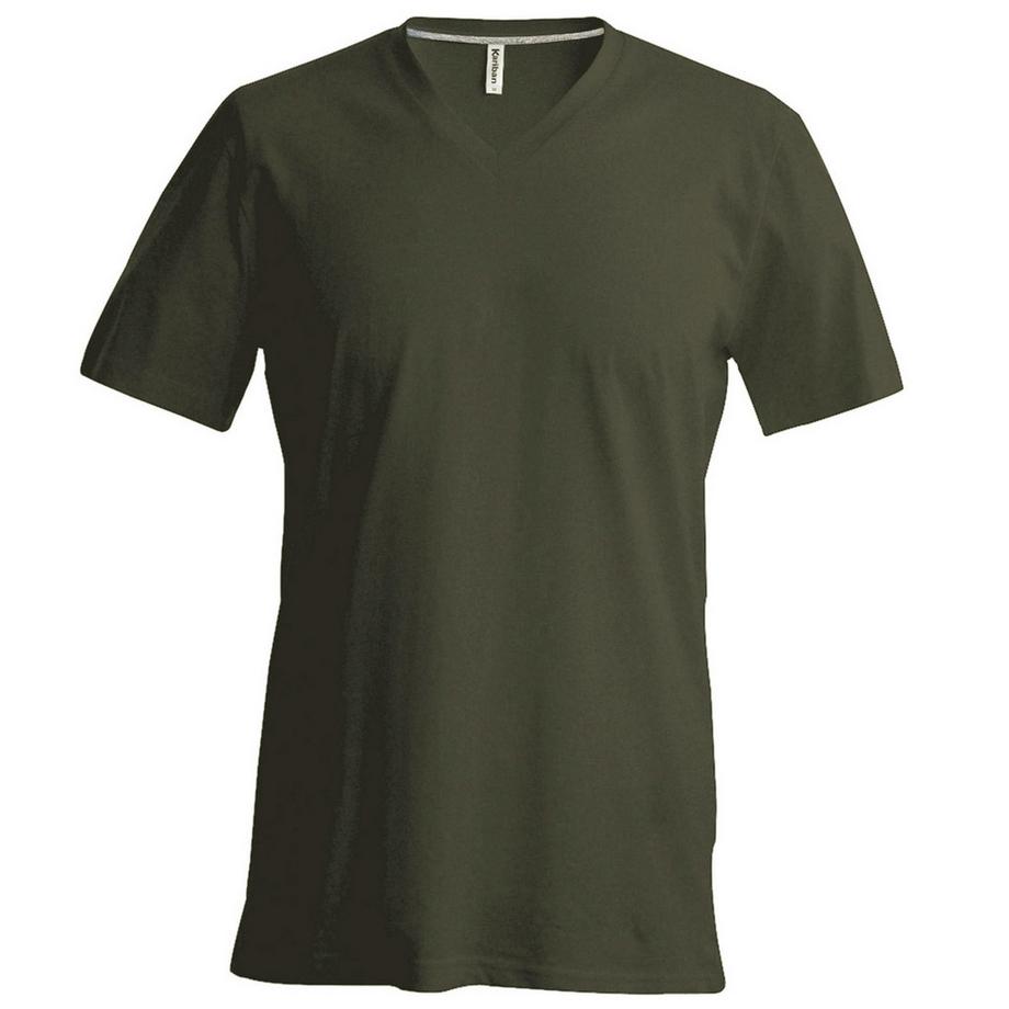 T-ShirtÀ Manches Courtes Et Col En V Coupe Cintrée