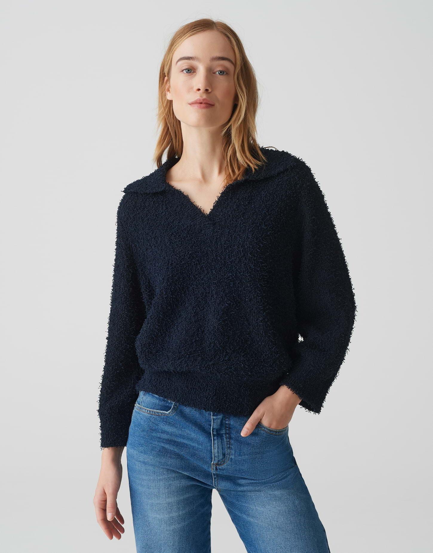 OPUS  Pull en tricot Porasi Forme en O 