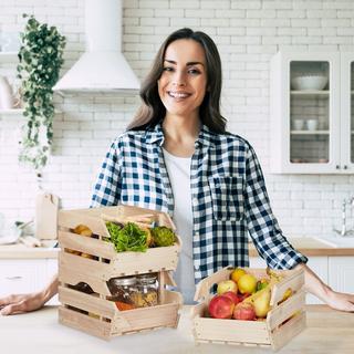 B2X scatole impilabili in legno  